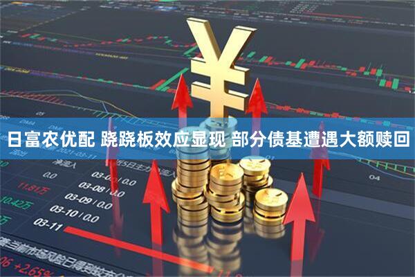 日富农优配 跷跷板效应显现 部分债基遭遇大额赎回